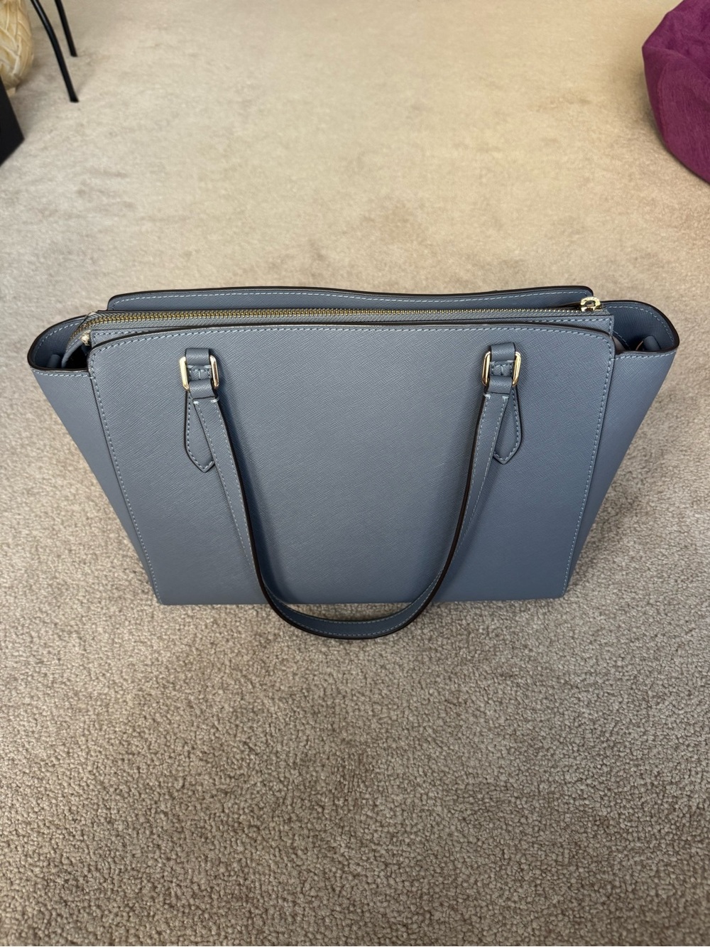 Tory Burch blue hand bag - Picture 2 of 12